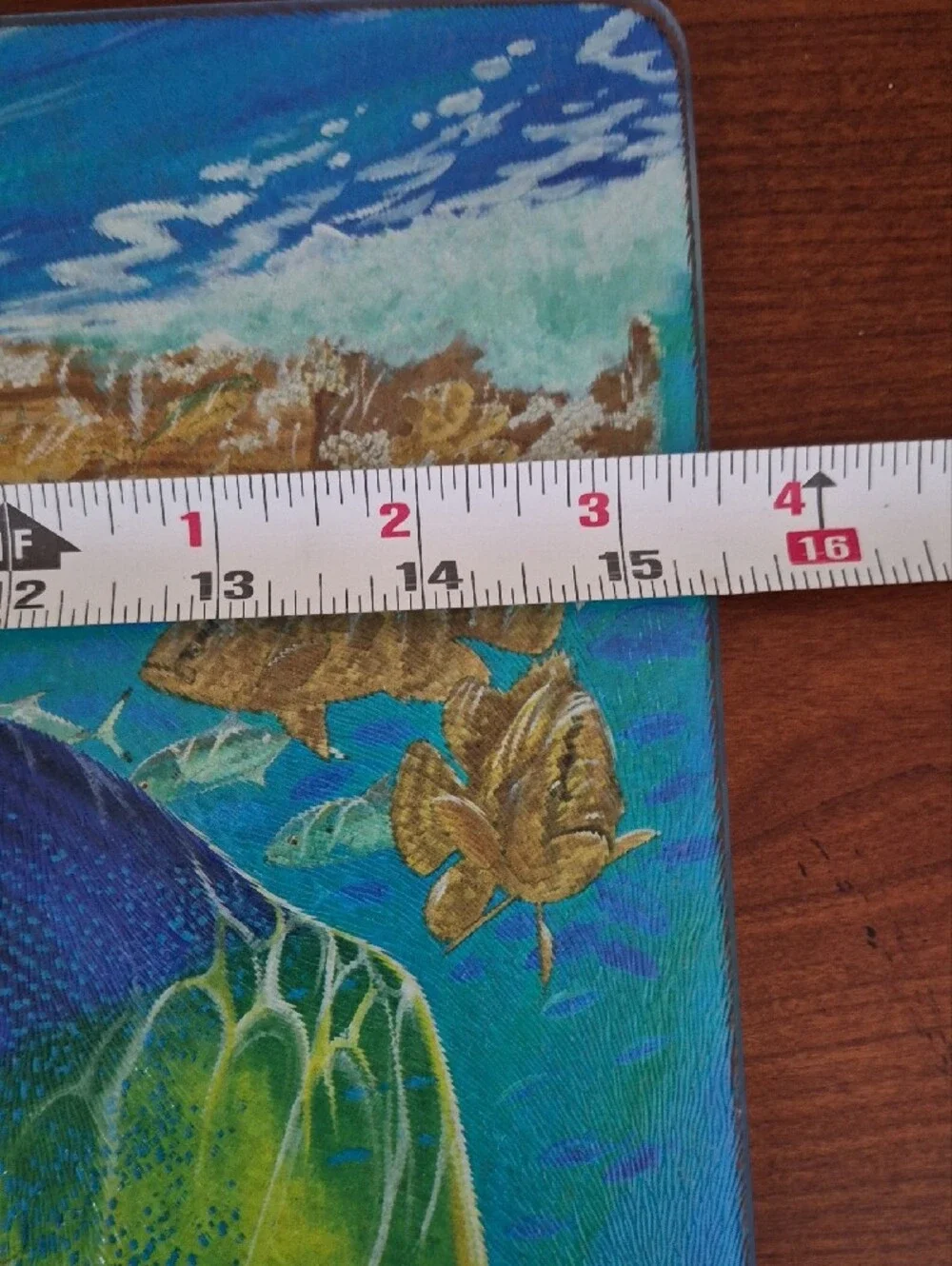 Guy Harvey Blue & Yellow Mahi Mahi‎ Cutting Board
